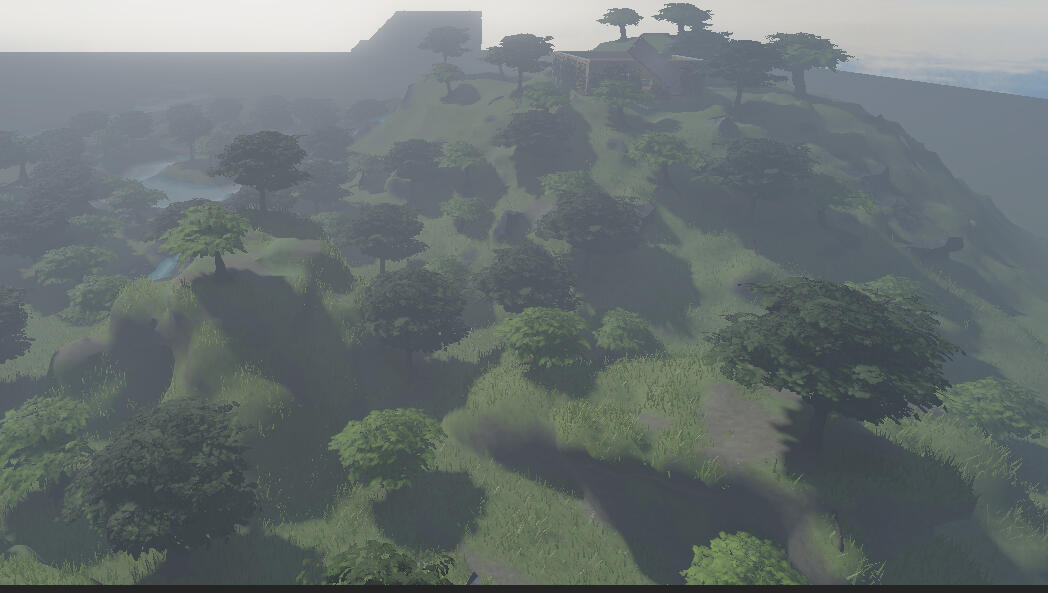 Jungle map meant for a hunting game